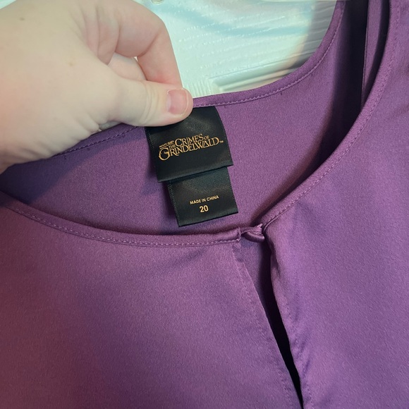 Torrid Purple Retro Cape Swing Harry Potter Dress - Picture 4 of 6